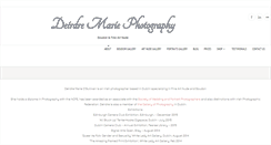 Desktop Screenshot of deirdremariephotography.com